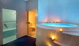 Relaxing spa area with jacuzzi at the DoubleTree by Hilton Doha - Old Town.