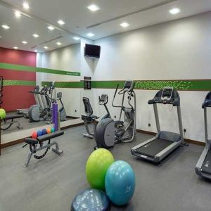 well equipped fitness center at Hampton by Hilton Istanbul Kayasehir.