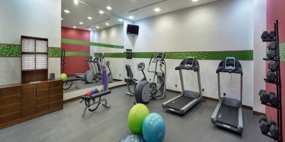 well equipped fitness center at Hampton by Hilton Istanbul Kayasehir.