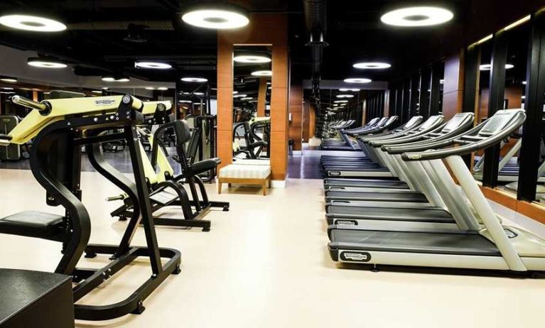 well equipped fitness center at DoubleTree by Hilton Istanbul Topkapi.