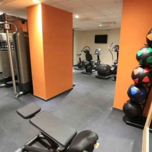 Fitness center at the Hampton by Hilton Gdansk Old Town.