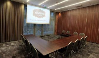 Meeting room with u shape table at the Hampton by Hilton Gdansk Old Town.