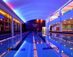 Indoor swimming pool at the Hilton Warsaw City.