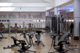 Fully equipped fitness center at the Hilton Warsaw City.