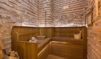 relaxing hot sauna available at Hagia Sofia Mansions Istanbul, Curio Collection by Hilton.