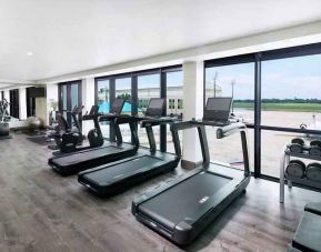 Fitness center at the Legend Hotel Lagos Airport, Curio Collection by Hilton.