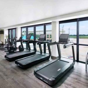 Fitness center at the Legend Hotel Lagos Airport, Curio Collection by Hilton.