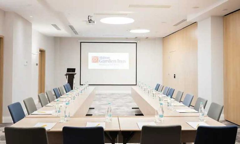 professional meeting room ideal for all business meetings at Hilton Garden Inn Bucharest Old Town.