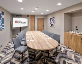 professional meeting room for all business meetings at Hilton Garden Inn Bucharest Airport.