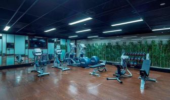 well equipped fitness center at Hilton Garden Inn Istanbul Ataturk Airport.