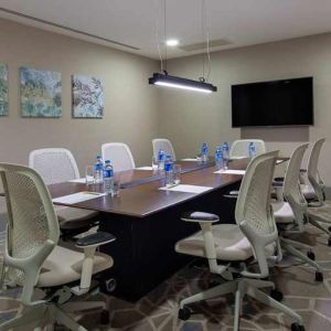 professional meeting room for all business meetings at Hilton Garden Inn Istanbul Ataturk Airport.