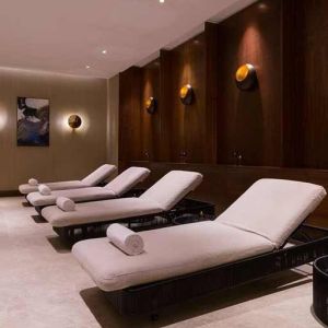 relaxation room and spa available at Hilton Astana.