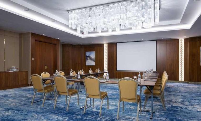 large meeting room ideal for business meetings and conferences at Hilton Astana.