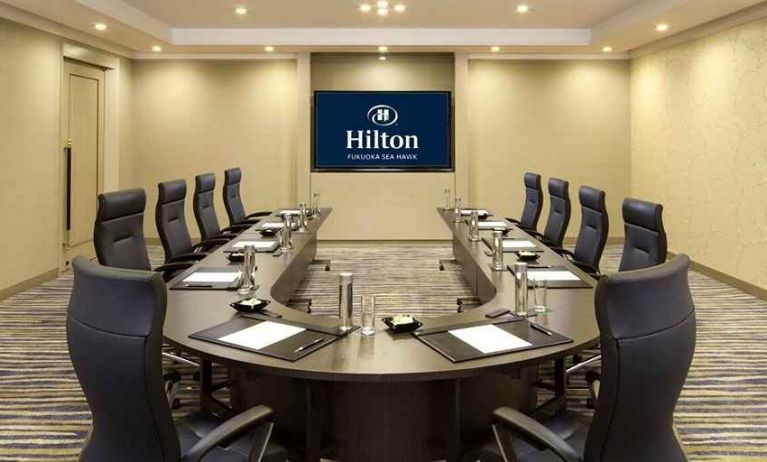 professional meeting room for all business meetings at Hilton Fukuoka Sea Hawk.