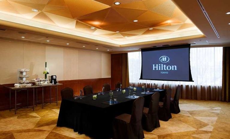 professional meeting room for all business and conference meetings at Hilton Tokyo.