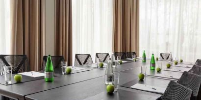 Meeting room at the Hilton Garden Inn Zurich Limmattal.