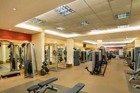 well equipped fitness center at Hilton Kuwait Resort.