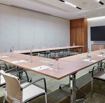 professional meeting room for all business and conference meetings at Hilton Garden Inn Kuwait.