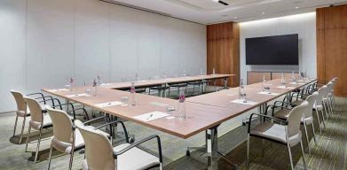 professional meeting room for all business and conference meetings at Hilton Garden Inn Kuwait.