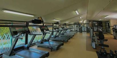 well equipped fitness center at Hilton Addis Ababa.