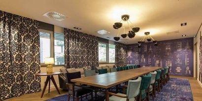 professional meeting room for all types of business meetings at Canopy by Hilton Zagreb City Centre.