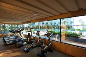 well equipped fitness center at DoubleTree by Hilton Hotel Johor Bahru.