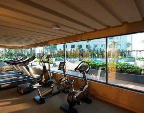well equipped fitness center at DoubleTree by Hilton Hotel Johor Bahru.