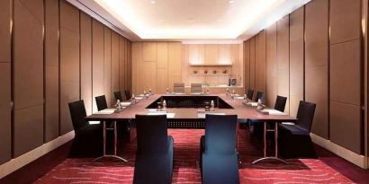 professional meeting room for all types of business meetings at DoubleTree by Hilton Hotel Johor Bahru.