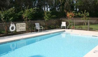 Big outdoor pool at Hampton Inn & Suites Lebanon.