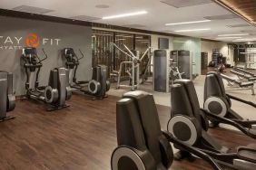 Fully equipped fitness center at the Hyatt Regency San Francisco.