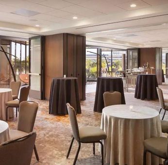 Spacious meeting room at the Hyatt Regency San Francisco.