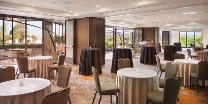 Spacious meeting room at the Hyatt Regency San Francisco.