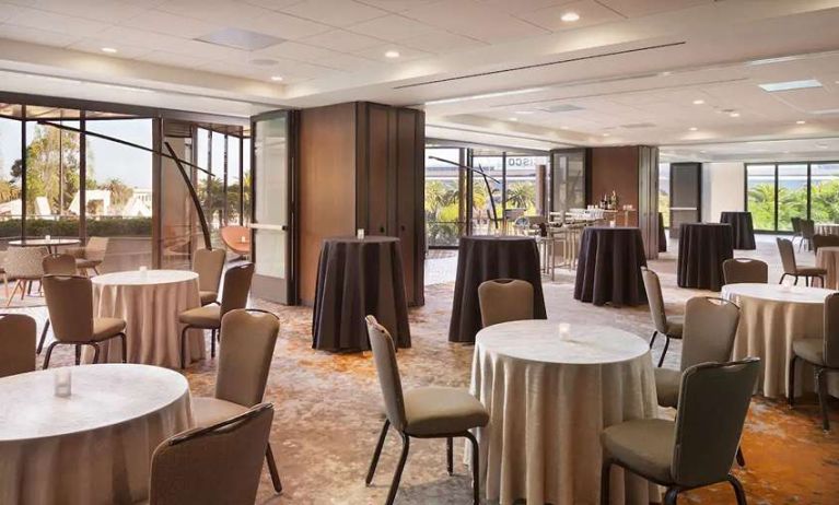 Spacious meeting room at the Hyatt Regency San Francisco.