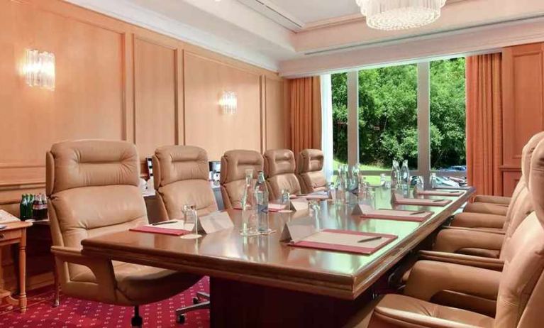 professional meeting room ideal for all business meetings at DoubleTree by Hilton Luxembourg.