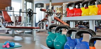 well equipped fitness center at Hilton Beirut Habtoor Grand.