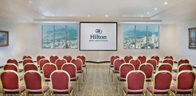 professional conference room at Hilton Beirut Habtoor Grand.