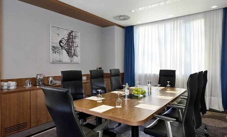 professional meeting room for all business meetings at DoubleTree by Hilton Zagreb.