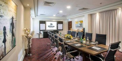 professional meeting room at Hilton Nicosia.