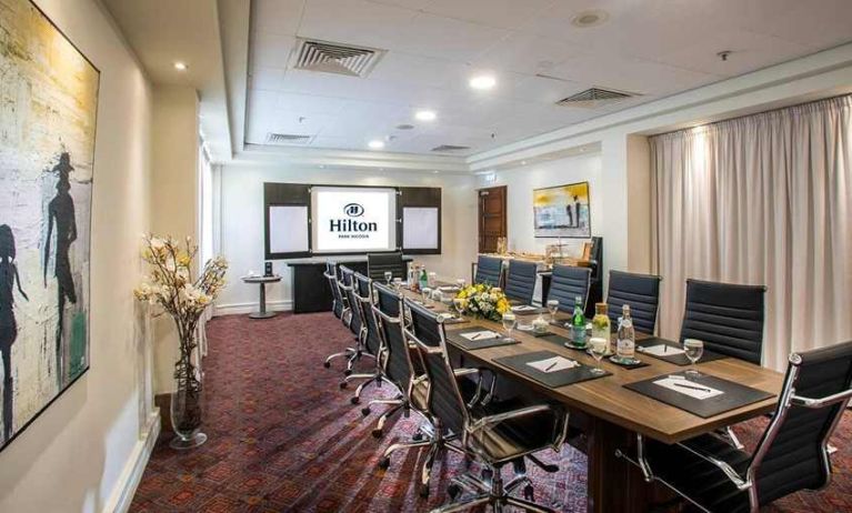 professional meeting room at Hilton Nicosia.