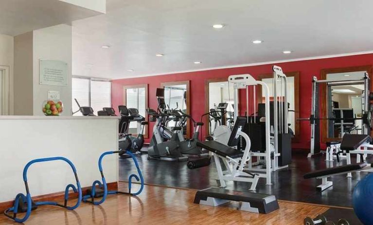 well equipped fitness center at Hilton Colon Quito.