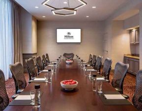 professional meeting room for all business meetings at Hilton Richmond Downtown.
