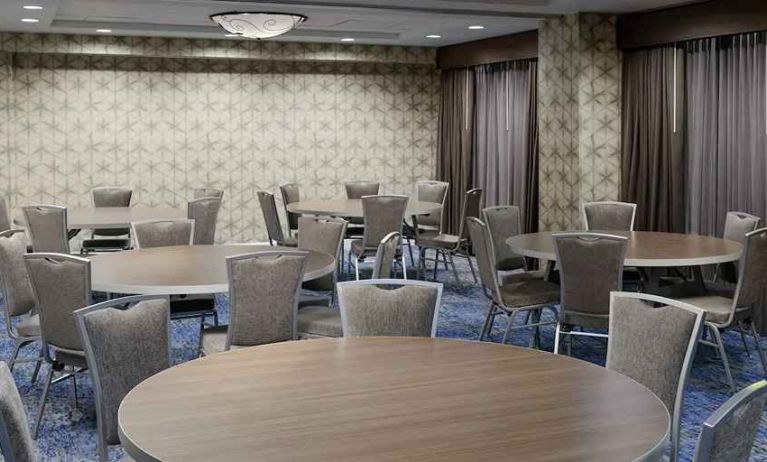 business meeting room well equipped for any meeting at Hampton Inn & Suites Tampa-Ybor City/Downtown.