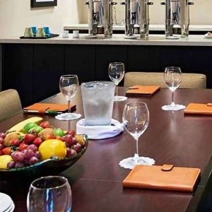 Dining area at Miami International Airport Hotel.