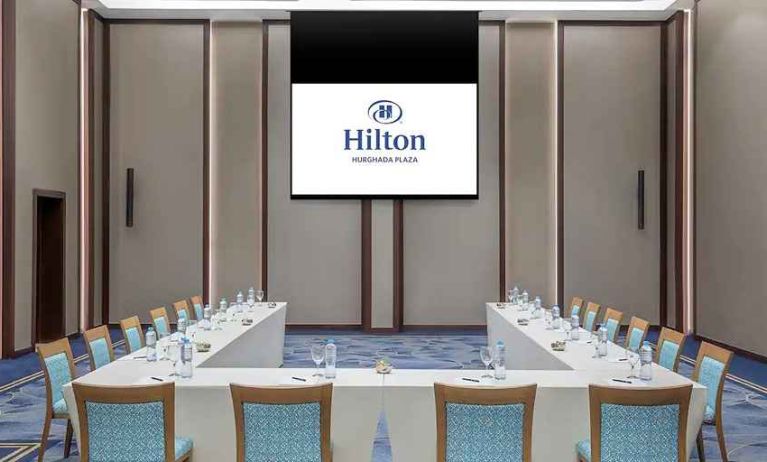 professional meeting room at Hilton Hurghada Plaza.