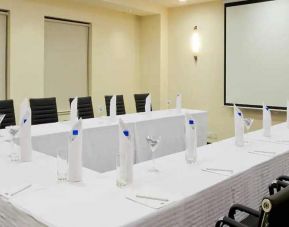professional meeting room at Hampton by Hilton Vadodara-Alkapuri.