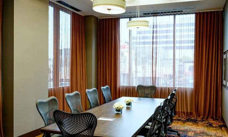 Meeting room at the Hilton Garden Inn Seattle Downtown .