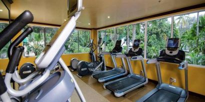 well equipped fitness center at Hilton Princess San Pedro Sula.