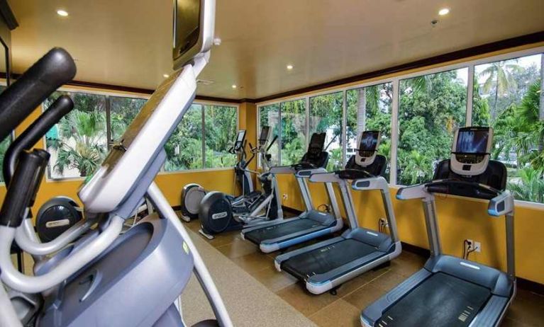 well equipped fitness center at Hilton Princess San Pedro Sula.