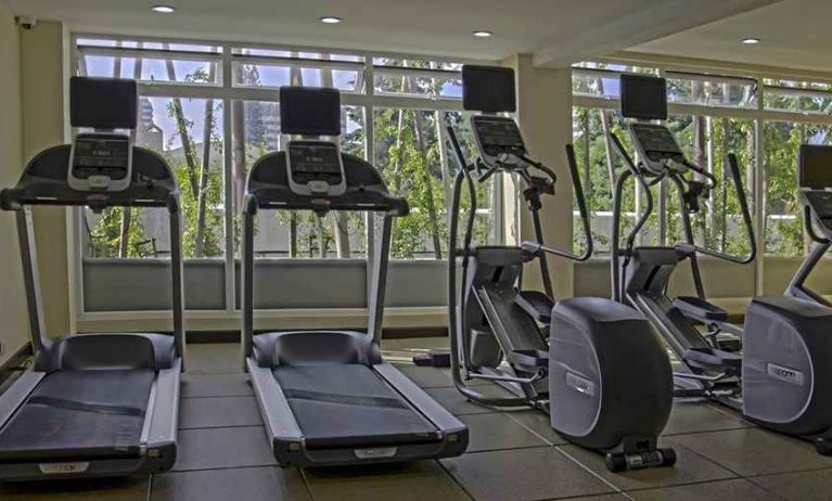 well equipped fitness center at Hilton Garden Inn Guatemala City.