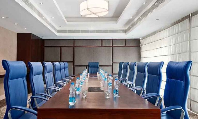 professional meeting room for business meetings at Hilton Chennai.